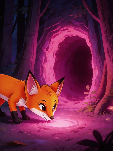 The Curious Fox find a portal